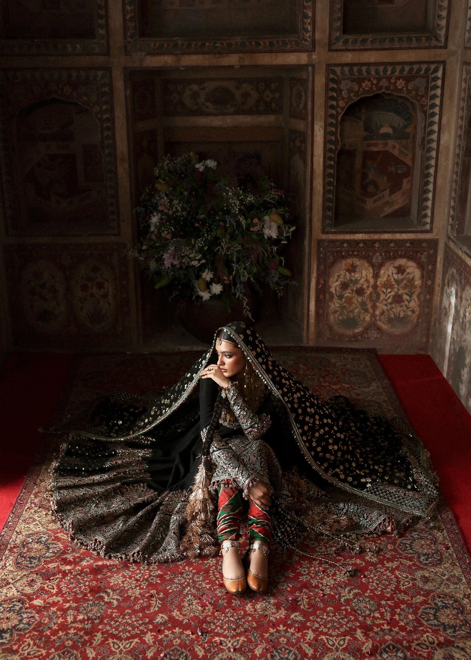 Noor Jehan - Hussain Rehar pakistani fashion outfit with coordinated…